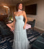 Elegant Green Sweetheart A-Line Long Prom Dress Ideas, Evening Party Dresses, WGP1579