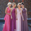 Elegant Mismatched Sleeveless A-Line Long Bridesmaid Dresses Online,WGM440