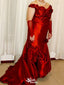 Formal Off-shoulder Mermaid Long Prom Dress Ideas, Evening Party Dresses,WGP1791