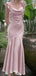 Elegant Spaghetii Strap Mermaid Long Prom Dress Ideas, Evening Party Dresses,WGP1817