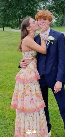 Casual Straight Across Spaghetti Strap A-line Long Prom Dress Ideas, Evening Party Dresses,WGP1184