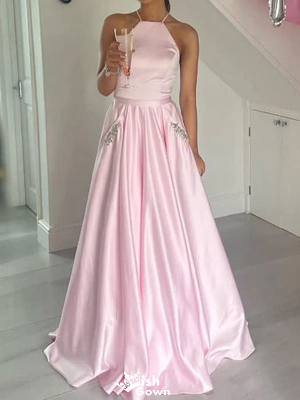Elegant Unique A-line Long Prom Dress Ideas, Evening Party Dresses,WGP1213