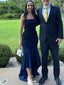 Formal Straight Across Strapless Mermaid Long Prom Dress Ideas, Evening Party Dresses,WGP1227