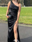 Formal One-shoulder Mermaid Long Prom Dress Ideas, Evening Party Dresses,WGP1228