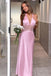 Modern Halter Prom Gown Sexy Lace Waist Sleeveless Satin Formal Maxi,WGP2177