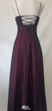 Casual Spaghetti Strap Straight Across A-line Long Prom Dress Ideas, Evening Party Dresses,WGP1246