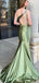 Unique One-shoulder Mermaid Long Prom Dress Ideas, Evening Party Dresses,WGP1251