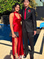 Sexy V-neck Backless Mermaid Long Prom Dress Ideas, Evening Party Dresses,WGP1253