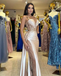 Sexy Spaghetti Strap Sleeveless Lace Mermaid Long Prom Dress Ideas, Evening Party Dresses , WGP1898