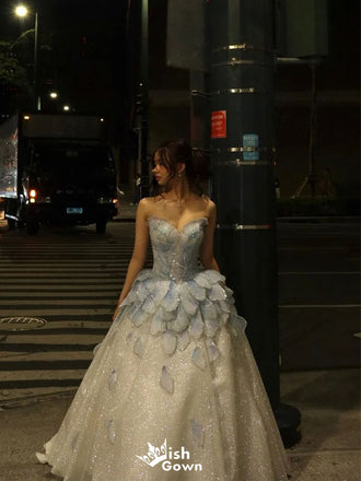 Unique Sweetheart A-Line Long Prom Dress Ideas, Evening Party Dresses,WGP1913