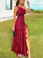 Sexy One-shoulder Unique Sheath Unique Long Prom Dress Ideas, Evening Party Dresses,WGP1344