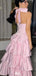 Elegant Sweetheart Halter A-line Long Prom Dress Ideas, Evening Party Dresses,WGP1353