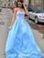 Gorgeous Sweetheart Spaghetti Strap A-line Long Prom Dress Ideas, Evening Party Dresses,WGP1387