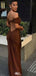 Elegant Square Off-shoulder Mermaid Long Prom Dress Ideas, Evening Party Dresses,WGP1397