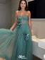 Elegant Strapless Sweetheart A-line Long Prom Dress Ideas, Evening Party Dresses,WGP1406