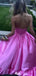 Elegant Strapless Straight Across A-line Long Prom Dress Ideas, Evening Party Dresses,WGP1409