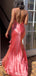 Casual Backless Mermaid Long Prom Dress Ideas, Evening Party Dresses,WGP1419