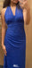 Gorgeous V-neck Halter Mermaid Long Prom Dress Ideas, Evening Party Dresses,WGP1450