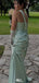 Elegant Strapless Bateau Mermaid Long Prom Dress Ideas, Evening Party Dresses,WGP1515