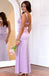 Sexy Purple V-Neck Mermaid Long Prom Dress Ideas, Evening Party Dresses,WGP1864