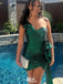 Elegant One-shoulder sheath Short Mini Homecoming Dress,EPT472
