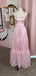 Elegant Pink Spaghetti Strap Mermaid Long Prom Dress Ideas, Evening Party Dresses,WGP1832