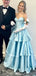Gorgeous Sweetheart Strapless A-line Long Prom Dress Ideas, Evening Party Dresses,WGP1667