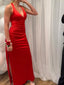 Elegant Halter V-neck Mermaid Long Prom Dress Ideas, Evening Party Dresses,WGP1718