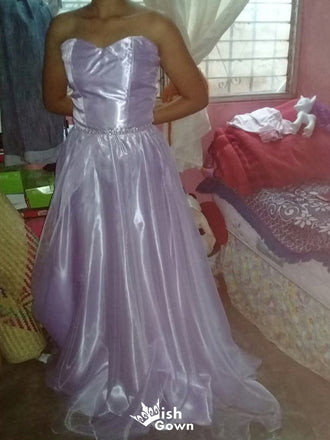 Gorgeous Strapless A-line Long Prom Dress Ideas, Evening Party Dresses,WGP1727