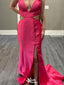 Sexy Deep V-neck Mermaid Long Prom Dress Ideas, Evening Party Dresses,WGP1774