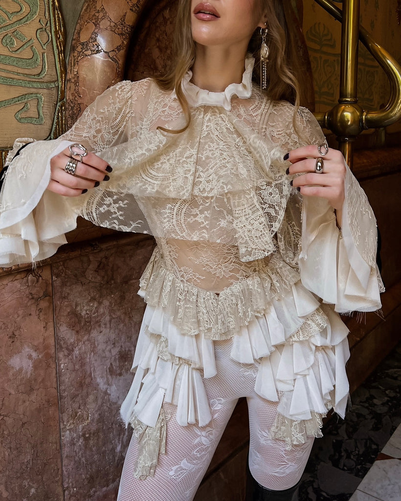 Unique White Halter A-Line Long Sleeve Short Homecoming Dresses For Birthday Party, EPT701